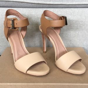Joie Elery Heel Sandals in Nude - Size 5.5/35.5